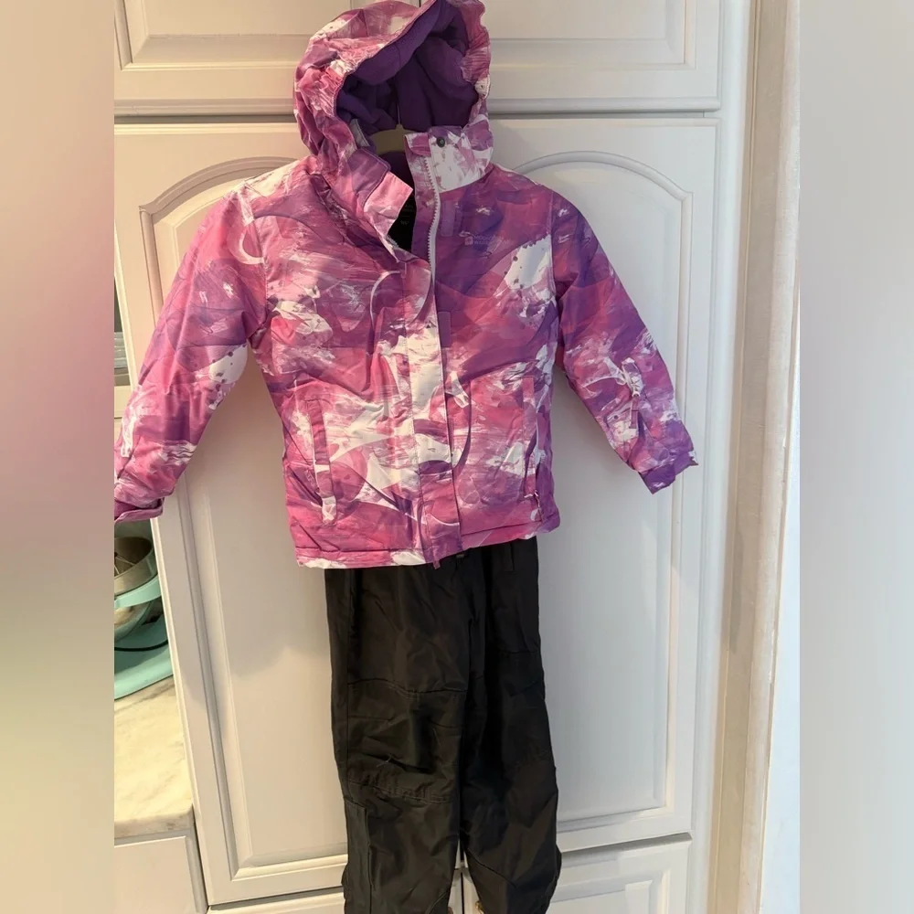 Girls ski snow jacket pants sz 5-6